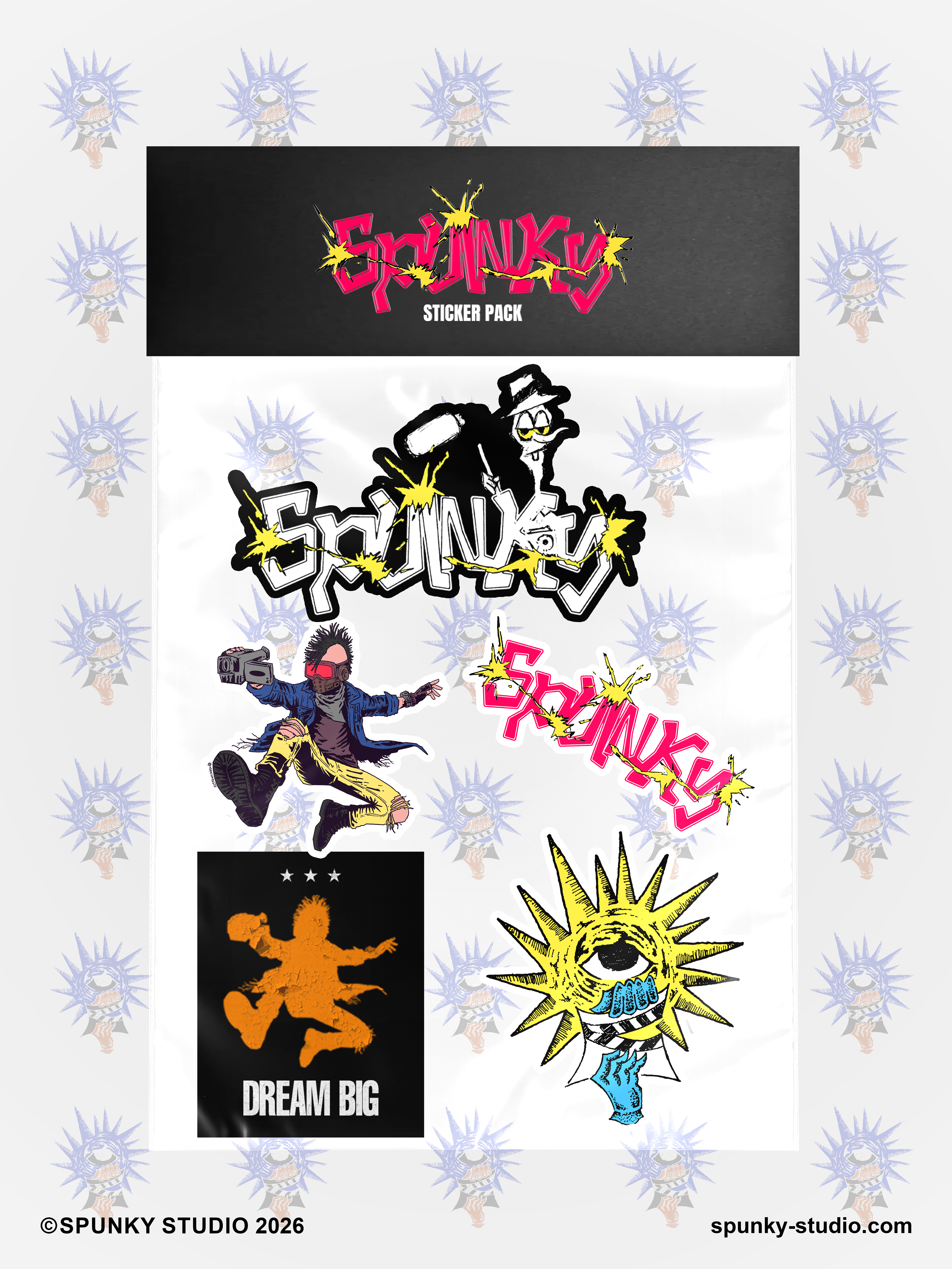 Spunky sticker pack